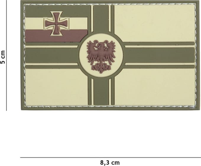 101 Inc Embleem 3D Pvc Duitse Empire Vlag Multi  20060