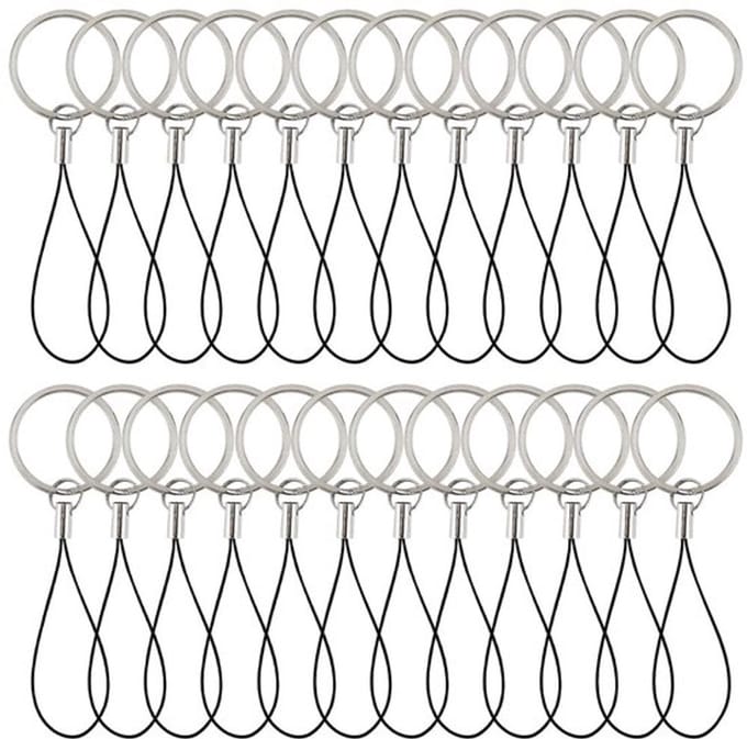 Allecto - Telefoon charme riem - Telefoonsleutelhanger - 60 stuks