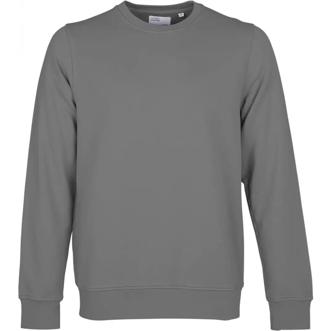Sweatshirt ronde hals Colorful Standard Classic Organic storm grey