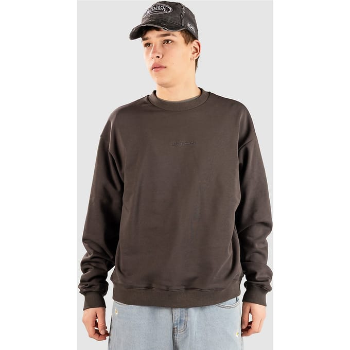 Blue Tomato Cropped Crew Sweater zwart