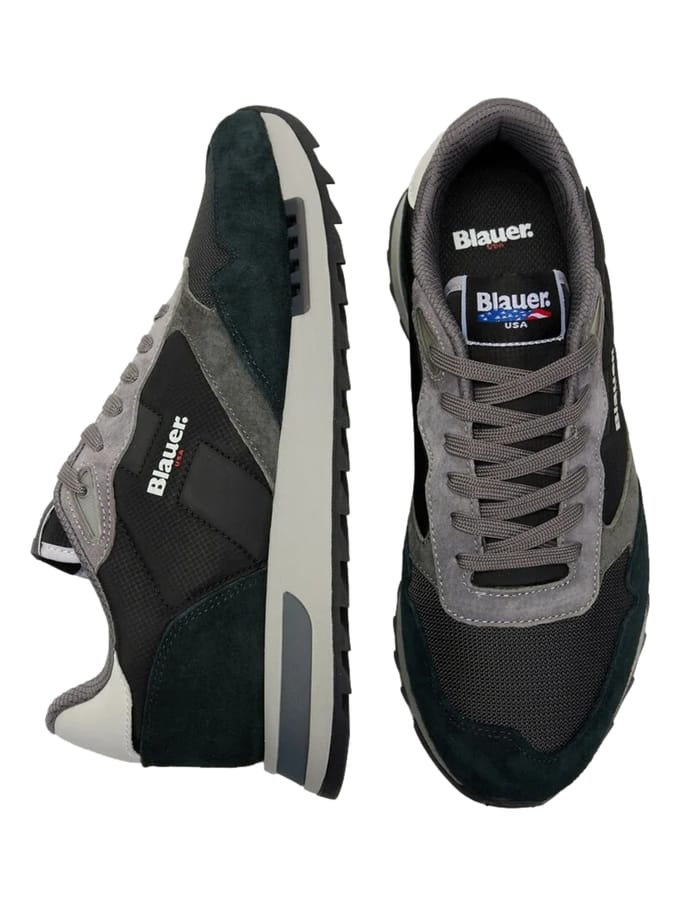 Blauer Zwarte sneakers