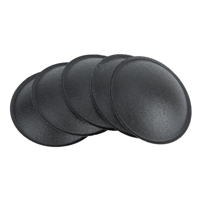 10 STUKS 55MM Stoffen Stofkap met Lichte Elasticiteit voor Luidspreker Decoratie Accessoire black