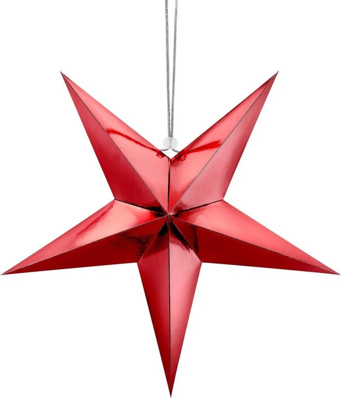 Ster Rood - 45 centimeter