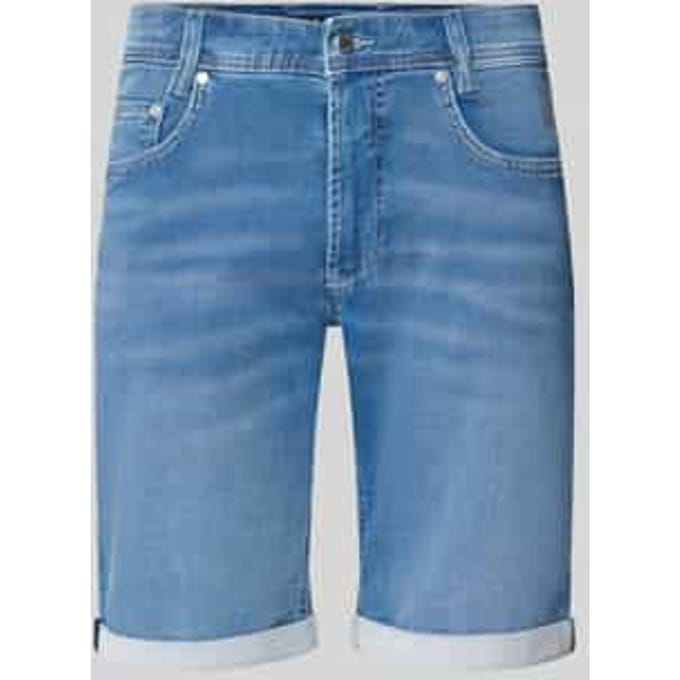 regular fit bermuda's in denimlook met steekzakken