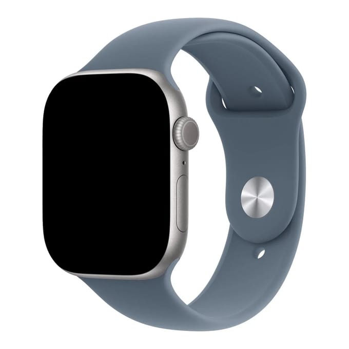 2+1 | Apple Watch Bandje Ovaro - Siliconen - Ankerblauw