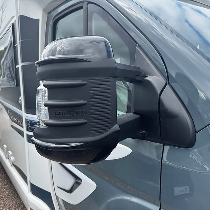 Milenco Mirror Protector Ducato 2025 zwart (2 stuks)
