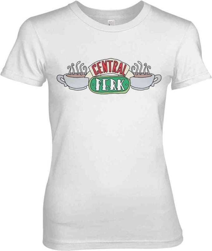 Friends Dames Tshirt -S- Central Perk Wit