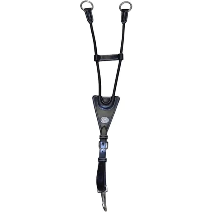 Elastische martingale voor paard met halsband Jump'In