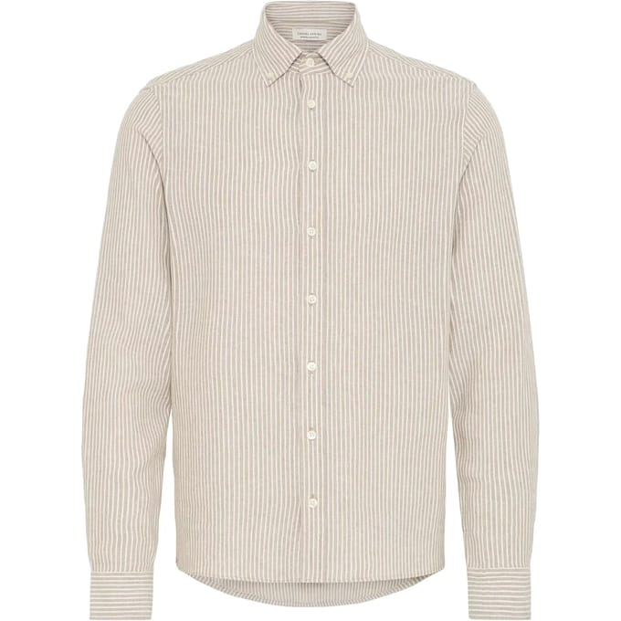 Lange mouwen linnenmix shirt Casual Friday Hanes