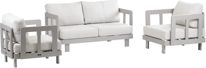 Stoel-bank loungeset Tulum | Camel | 2-persoonsbank