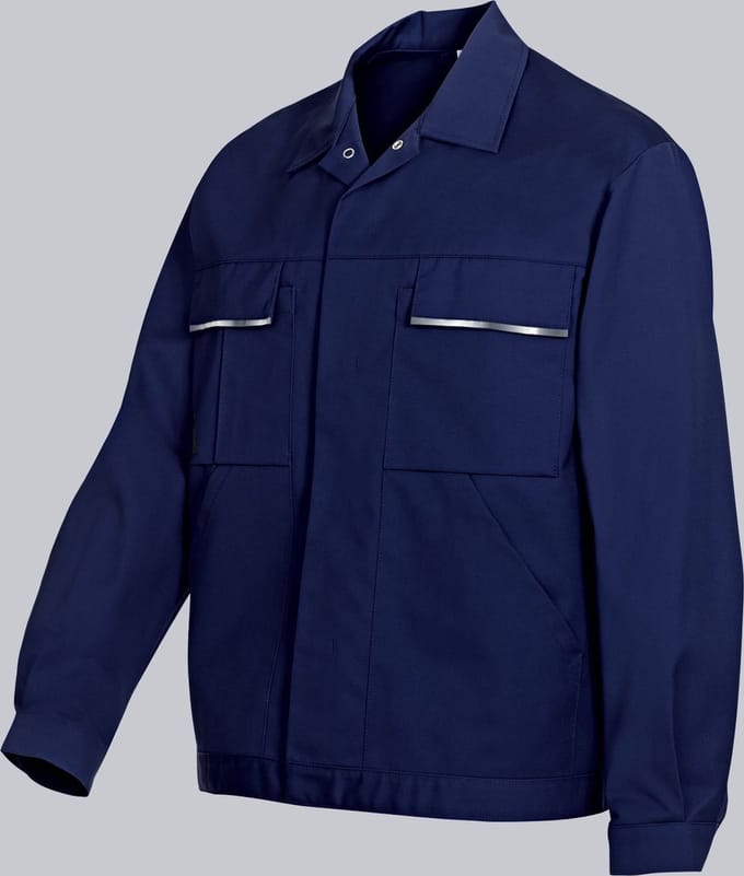 BP® 1602 WERKJACK MET BLINDE KNOPEN | maat 60/62 | Navy