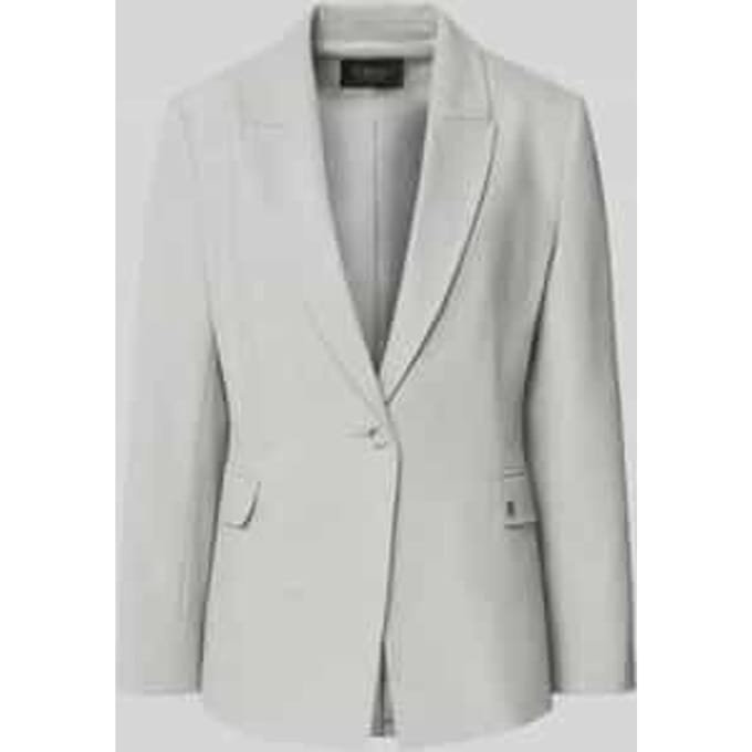 Regular fit blazer met viscose