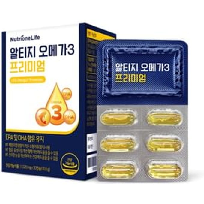 NutrioneLife rTG Omega3 Premium 1020mg x 30 capsules