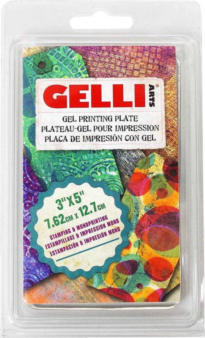 Gelli Arts Gelli Plate Student- drukplaat voor monoprints - rechthoek 3x5 inch