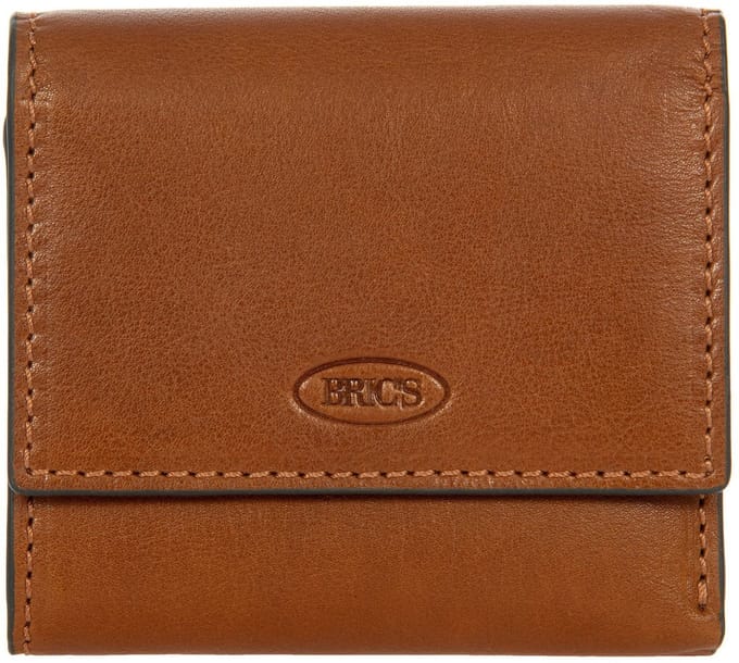BRIC'S Leren Portemonnee Volterra Purse Black Zwart