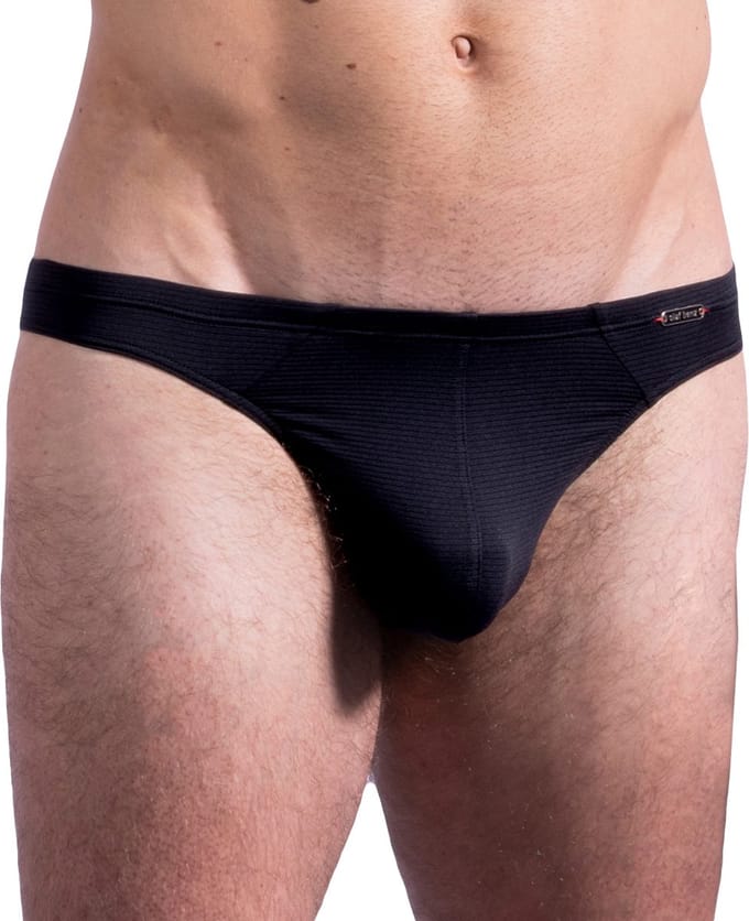 Olaf Benz String - 8000 Black - maat S (S) - Heren Volwassenen - Polyamide- 1-05837-8000-S