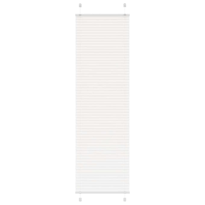 vidaXL - Plissé - rolgordijn - 55x200 - cm - stofbreedte - 54,4 - cm - polyester - wit