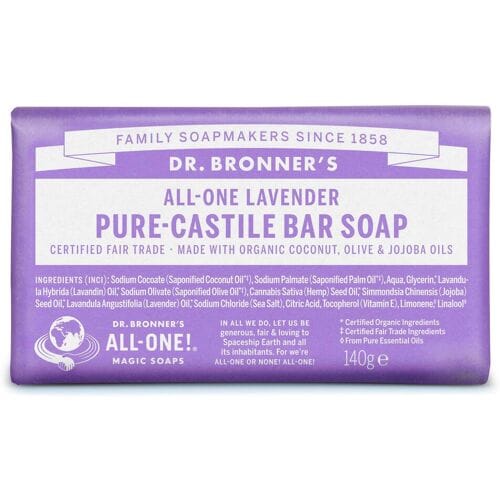 Dr. Bronner’s Dr. Bronner&rsquo;s Magic Bar Soap Lavender 140 g
