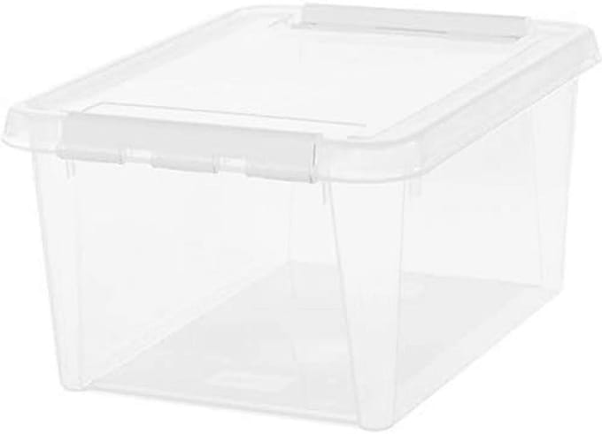 Opbergbox Set - Opbergbakken - Thuis Organiseren - Stapelbaar Ontwerp - 32 Liter - Transparant