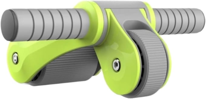 Buikspierwiel - Core trainer - Thuis trainen - Antislip handgrepen - 8 en 14 cm - Groen