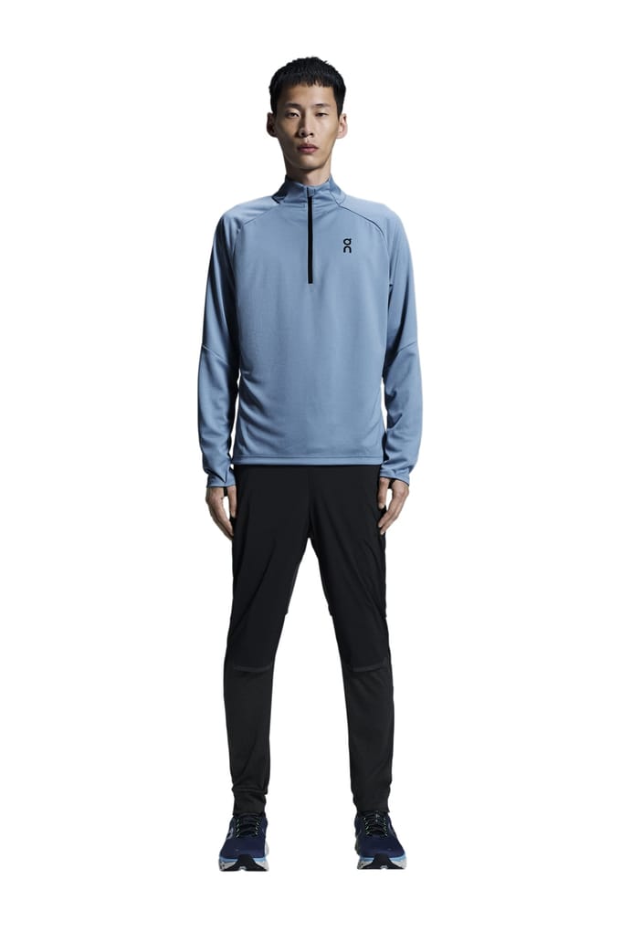 On Climate Shirt 2 M Chambray Maat: XL | Sport Shirts Outlet | Heren | Blauw