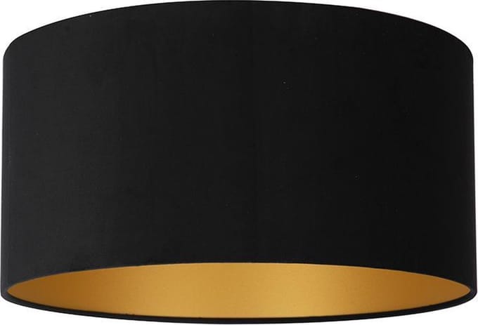 Lampenkap velours zwart Ø 50 cm - 25 cm hoog