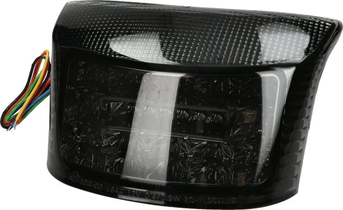 Mokix achterlicht LED met knipperlichten MBK Booster, Yamaha Bw’s smoke (vanaf 2004)