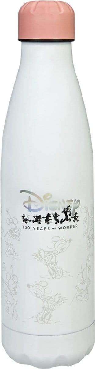 Undercover - Disney 100 Minnie Mouse Thermosfles 450 ml - Kunststof - Multicolor -
