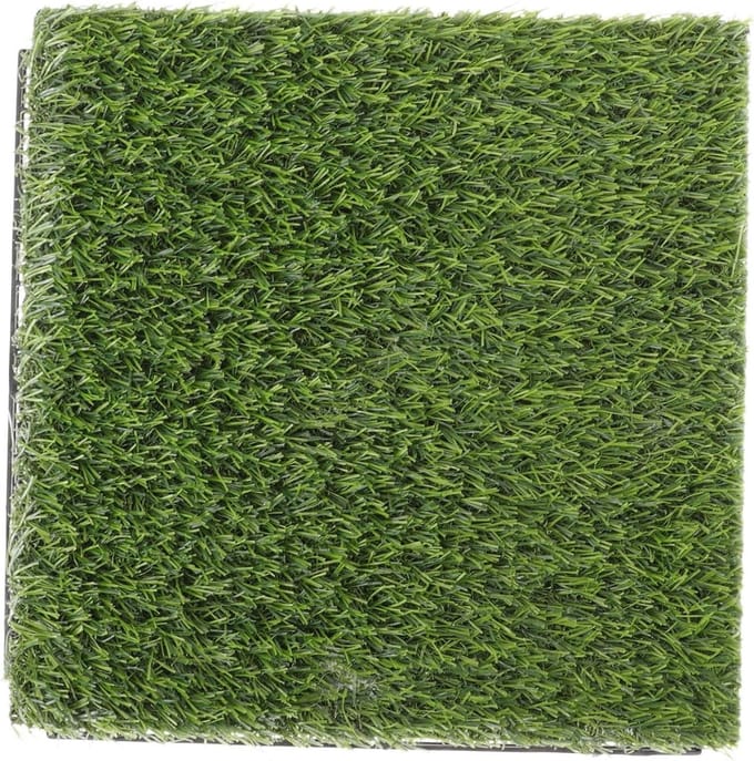 Kunstgrasmat - Nep gras - Buiten decoreren - Natuurlijk uiterlijk - 30 x 30 cm - Groen