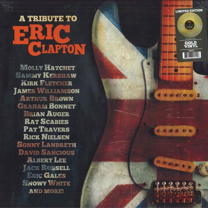 LP Plaat VARIOUS - A Tribute To Eric Clapton CLO2572 Cleopatra Records 2022 VS Rock beige