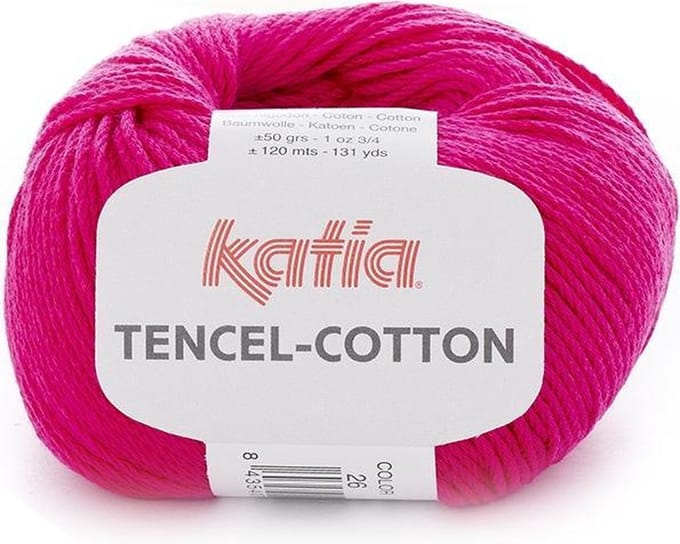 Katia Tencel-Cotton - 26 fuchsia - Lyocell/Katoen Garen