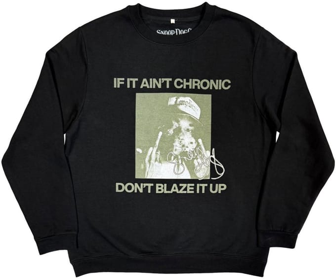 Snoop Dogg - Chronic Signature Sweater/trui - S - Zwart