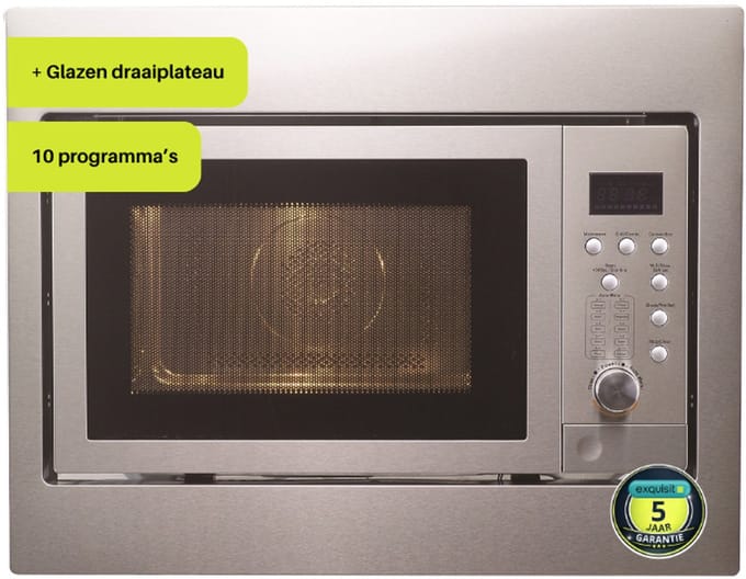Exquisit EMW2546HI - Combi Magnetron Inbouw - 5 Jaar Garantie