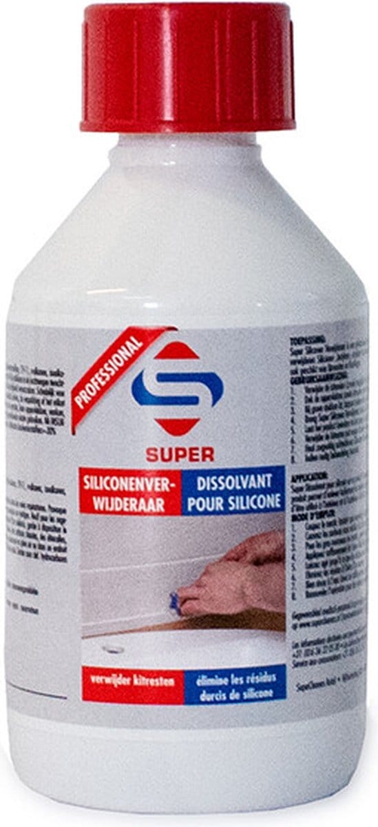 SuperCleaners - Super siliconen verwijderaar - verwijderd kitresten - 250 ml