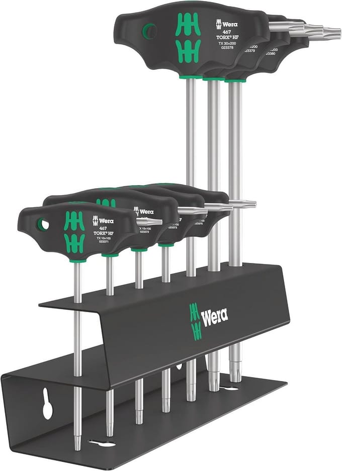 TORX Schroevendraaierset 7-delig met Houderfunctie - Ideale Grip en Ergonomisch Ontwerp