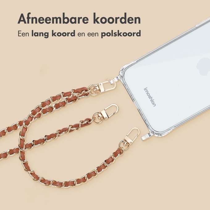 imoshion Universeel PU Leather Cord - Telefoon Ketting - GSM Koord - Bruin