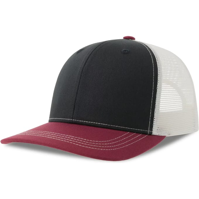 Atlantis Headwear Sonic-S Cap AT683 - Navy/Cardinal Red/White - One size