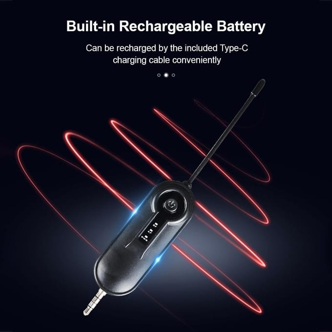 UHF Draadloze Microfoon Headset Microfoonsysteem 50M Effectieve Transmissie Ingebouwde Batterij 3.5mm TRRS zwart