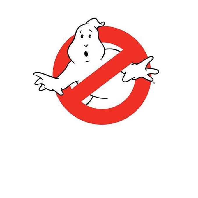 Ghostbusters Classic Logo Sweatshirt - White - L