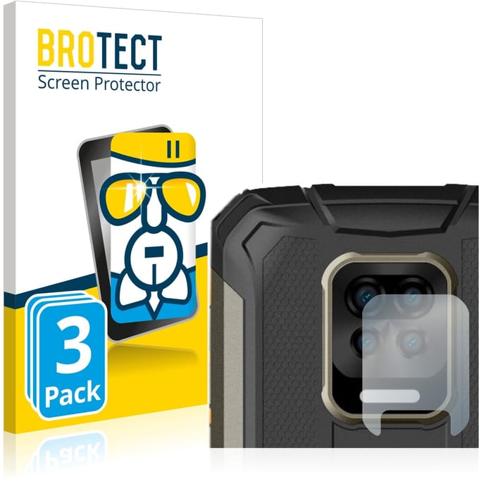 Screenprotector 3 Stuks voor Doogee S59 Pro (ALLEEN Camera Lens) Beschermglas transparant