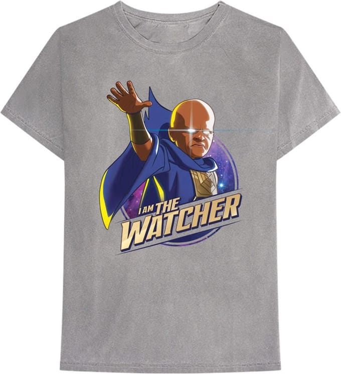 Marvel What If...? - I Am The Watcher Heren T-shirt - M - Grijs