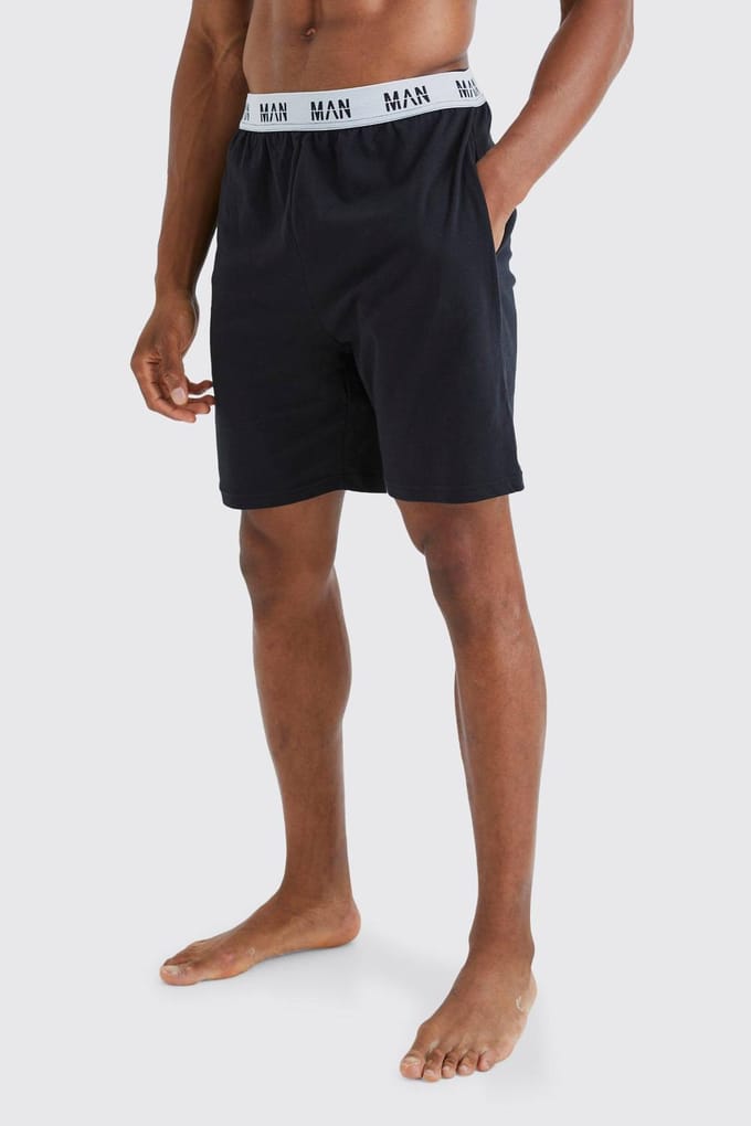 Men's Loungewear Shorts | Black | Size Medium
