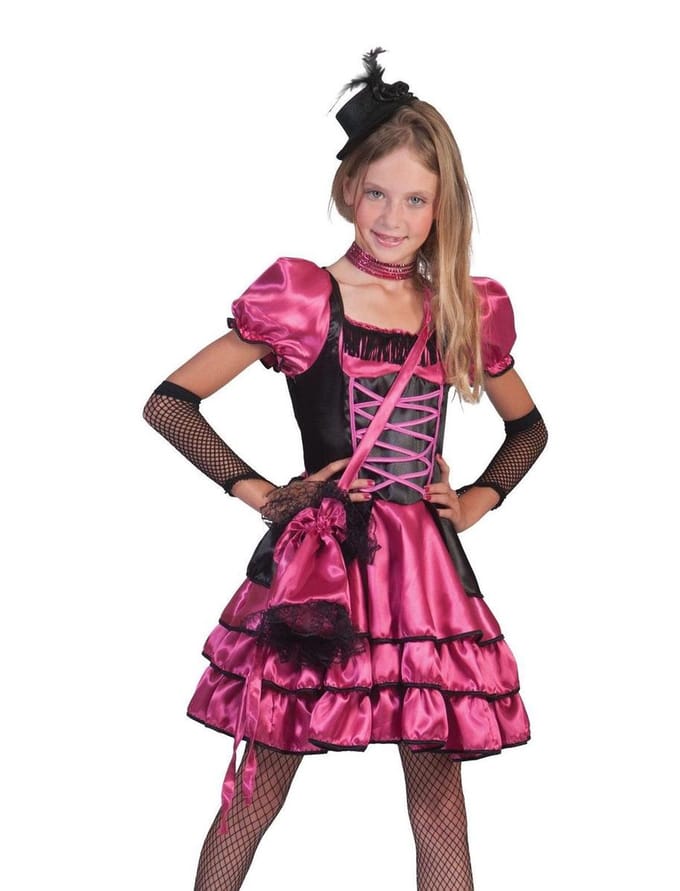 Roze kinder Can Can jurkjes