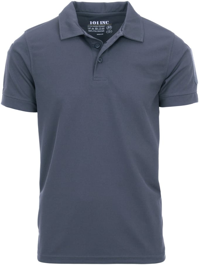 101 INC - Tactical polo Quick Dry (kleur: Wolf Grey / maat: XL)