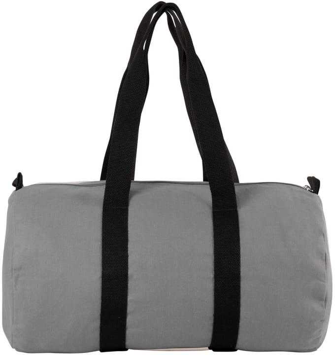 Kimood Reistas van katoencanvas KI0632 - Grey / Black - One size