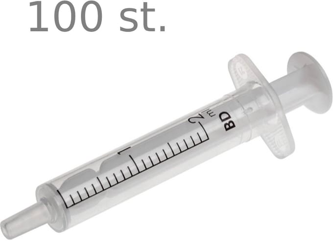 BD Discardit 2ml - injectiespuit - 100 stuks