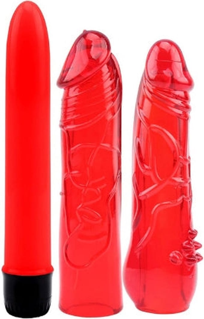 Hot Storm - Devilish X1 - Realistische Vibrator - Rood
