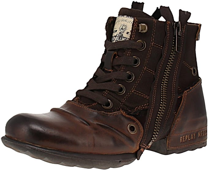 Replay Grip Limited GMU01 C0023L - Herenlaarzen - 012-Bruin