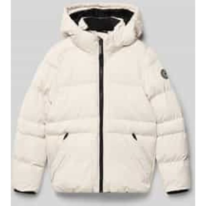 Gewatteerd jack met labeldetail, model 'MANAY’