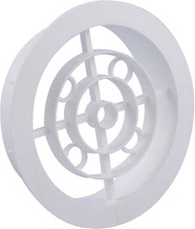 NEDCO rond ventilatierooster Ø 100 mm, wit